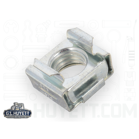 G.L. HUYETT Cage Nut ScrSz 1/2-13 Pnl .093-.126 ZE15 EFCN-D07969-1213-3B